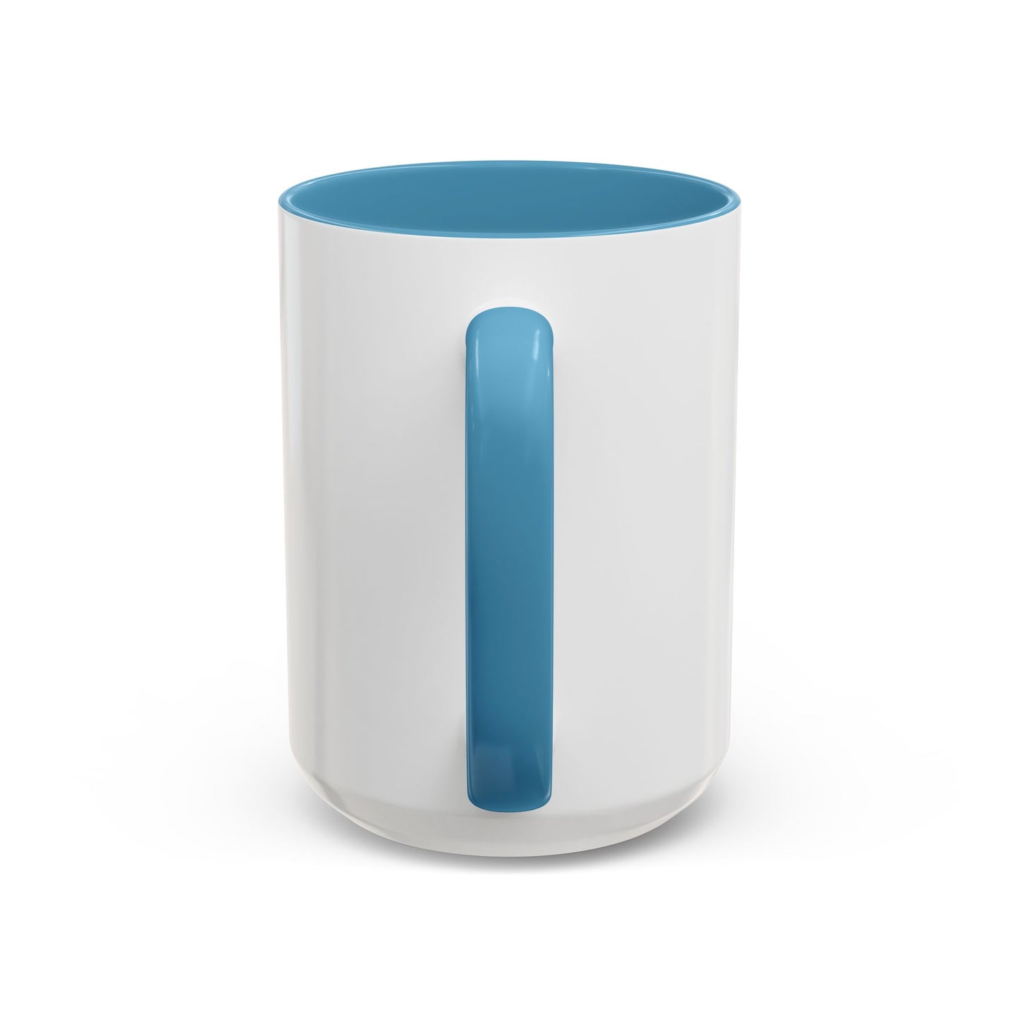 Racing F Emblem Accent Coffee Mug — Black & Blue 11/15oz