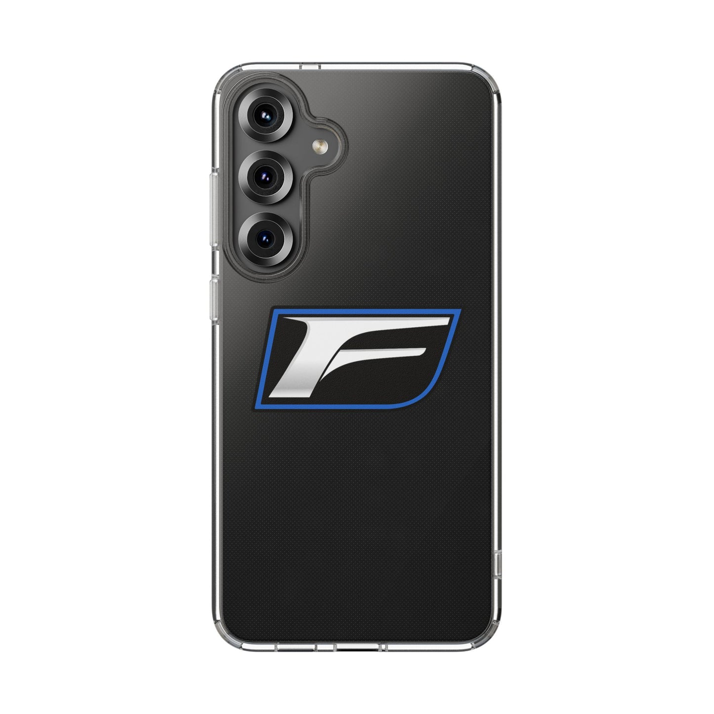 Clear Impact-Resistant Phone Case — Blue Shield Logo