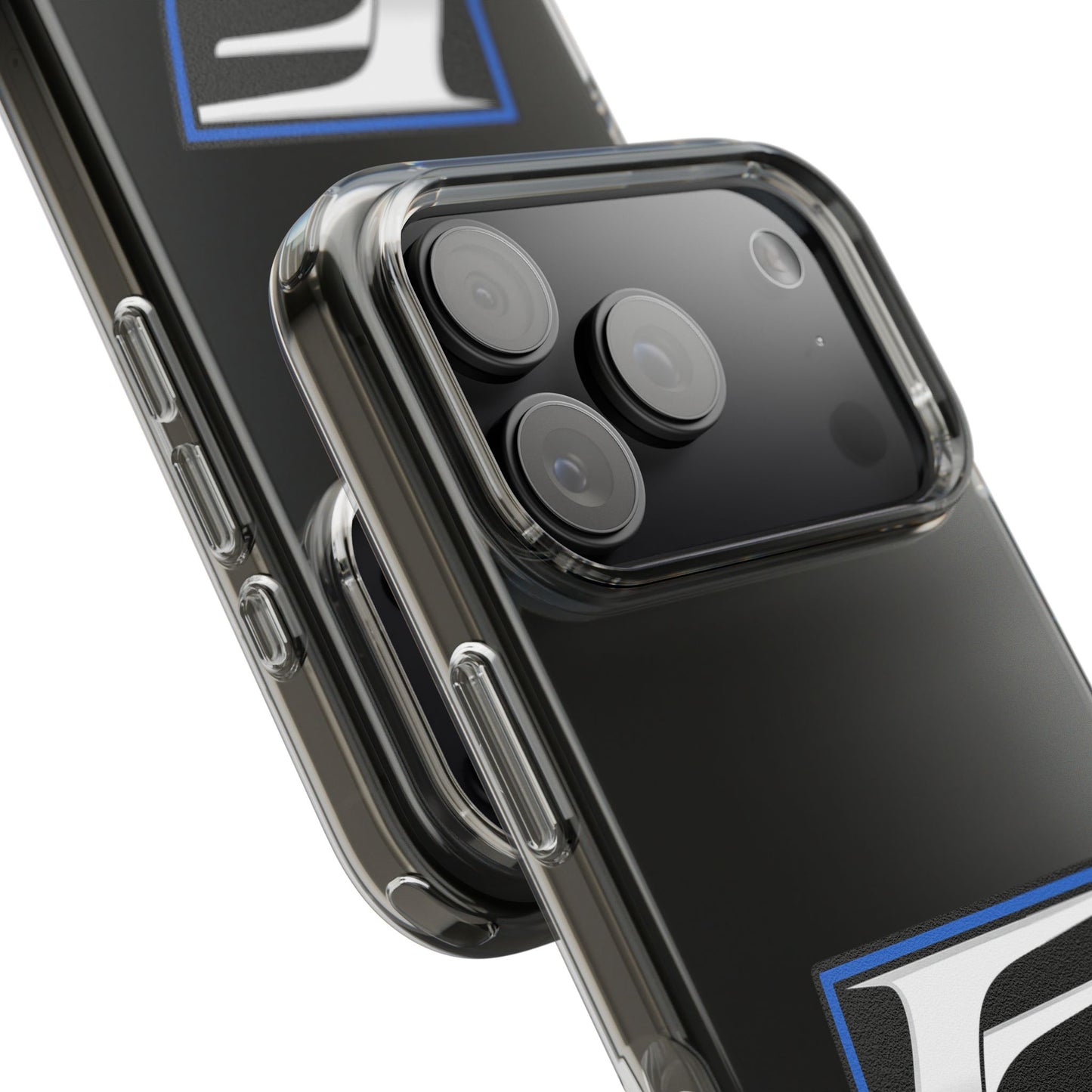 Clear Impact-Resistant Phone Case — Blue Shield Logo