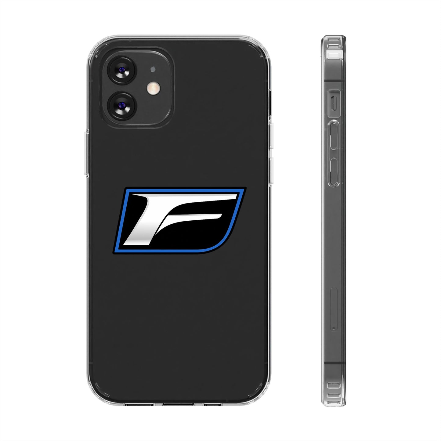 Clear Impact-Resistant Phone Case — Blue Shield Logo