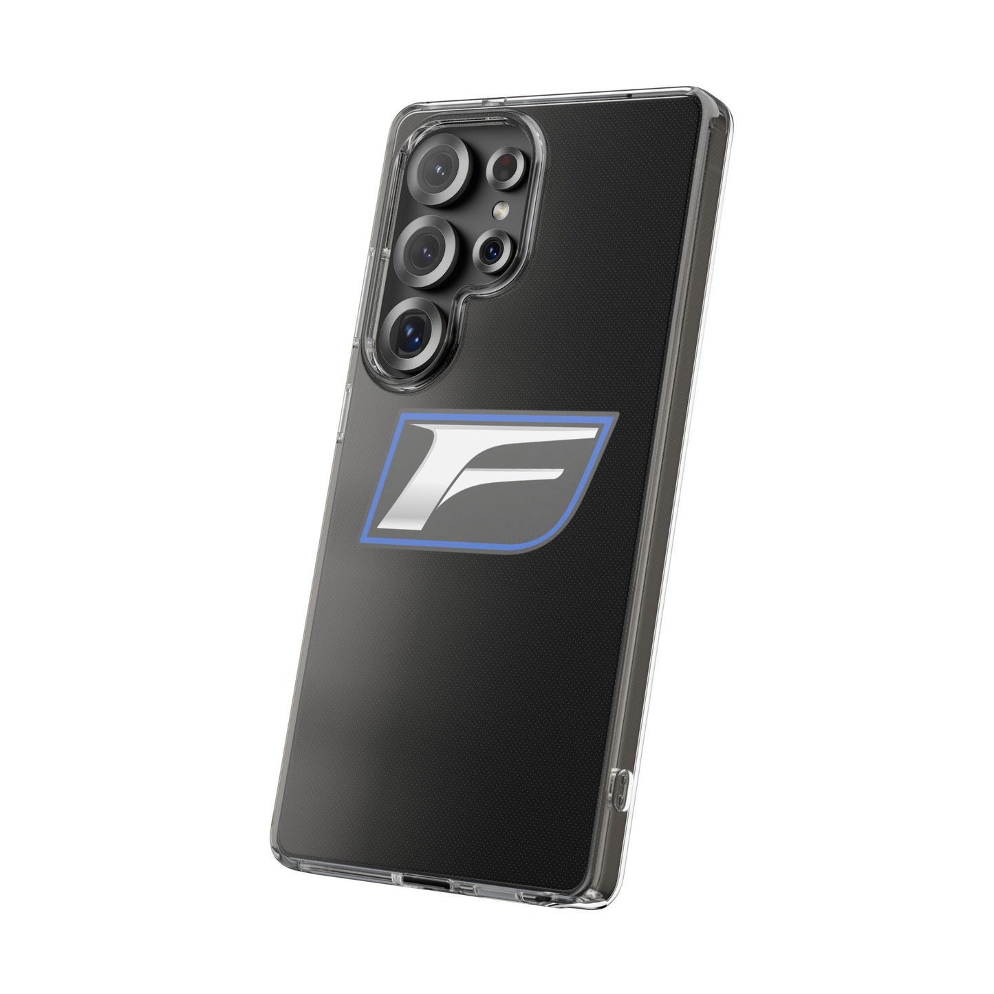Clear Impact-Resistant Phone Case — Blue Shield Logo