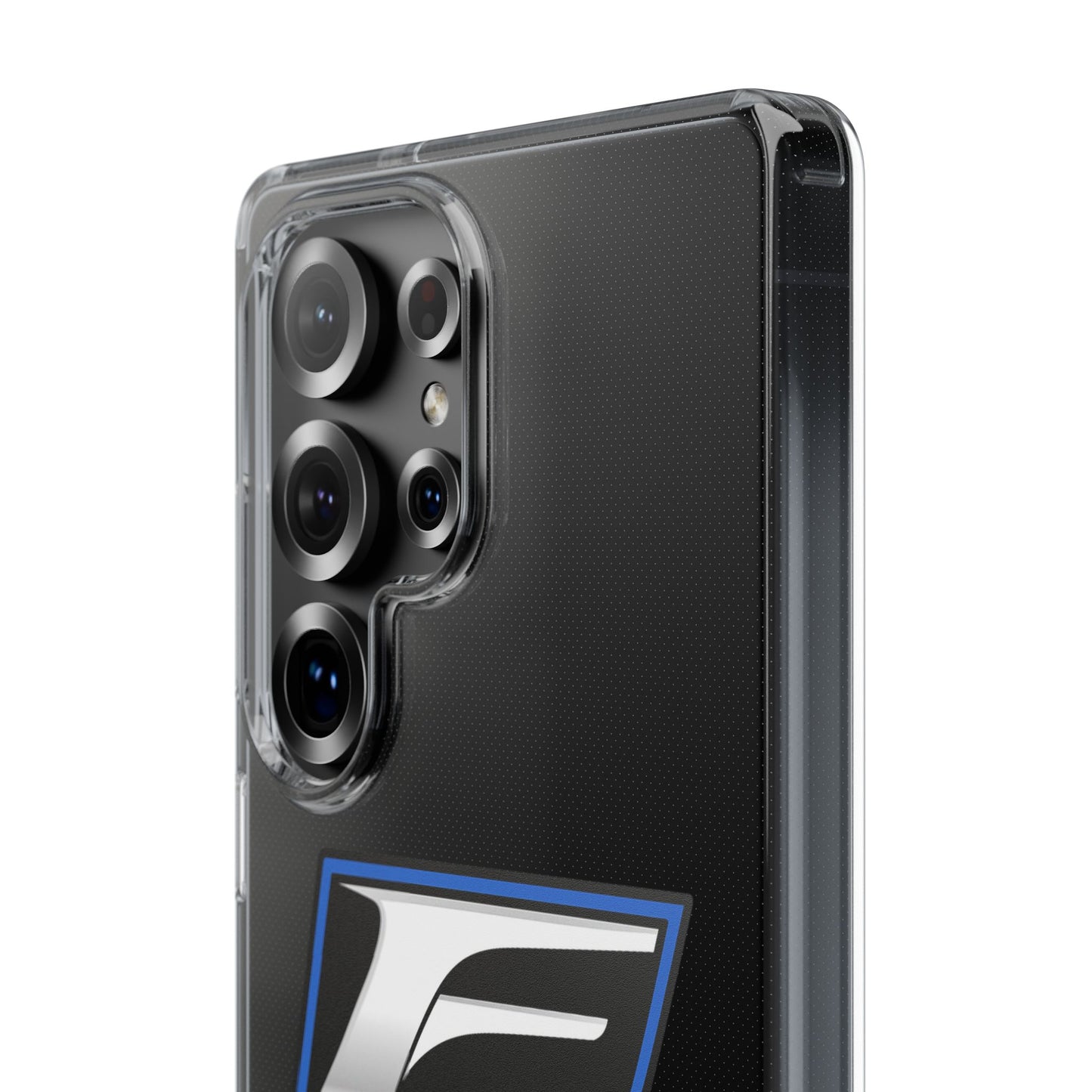Clear Impact-Resistant Phone Case — Blue Shield Logo