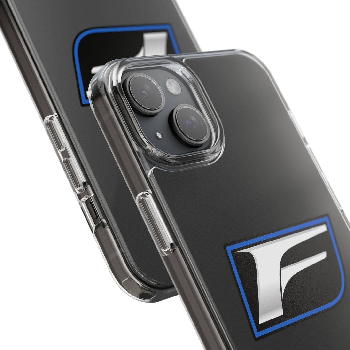 Clear Impact-Resistant Phone Case — Blue Shield Logo