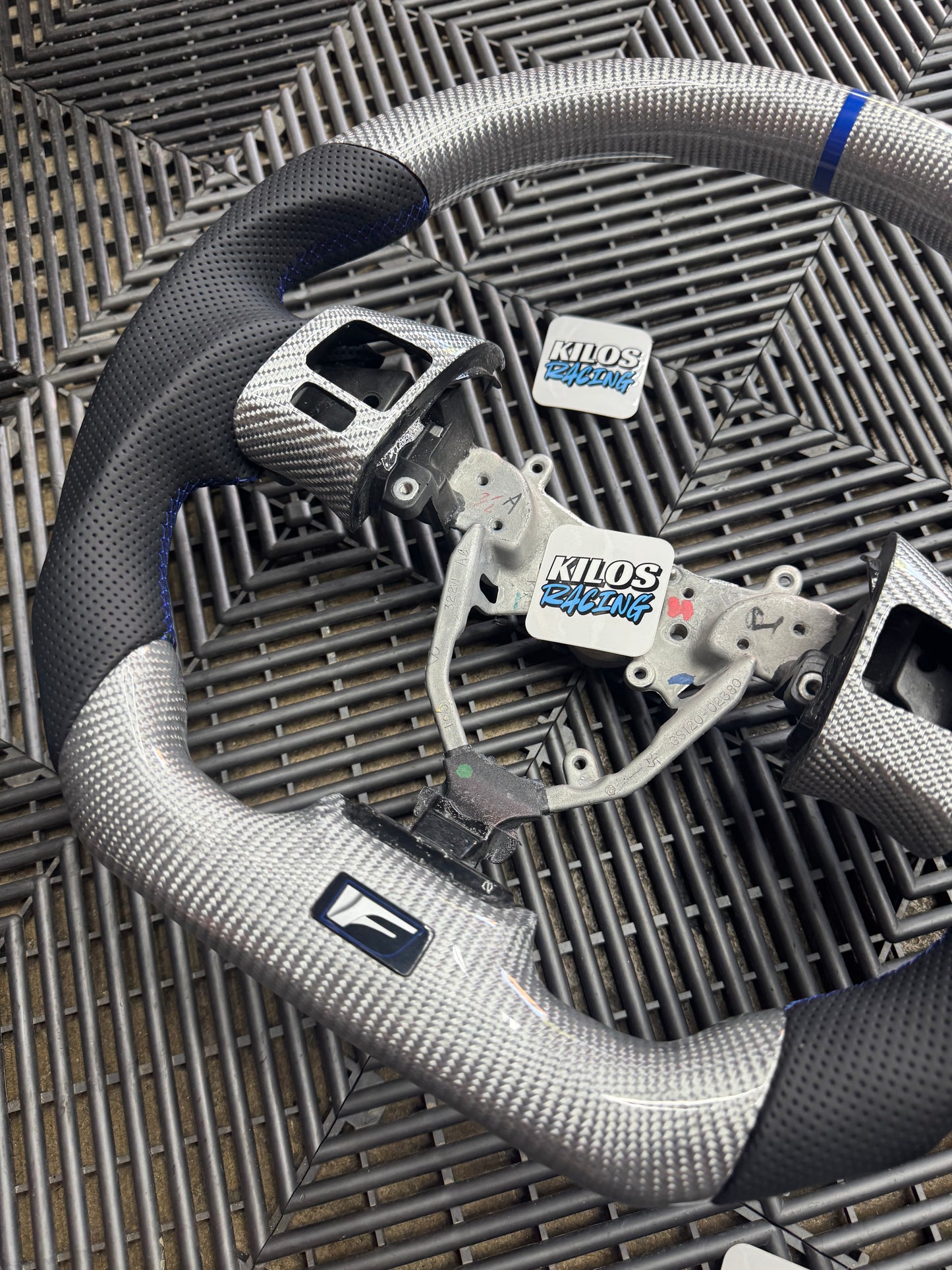 Lexus ISF Silver Carbon Fiber Steering Wheel