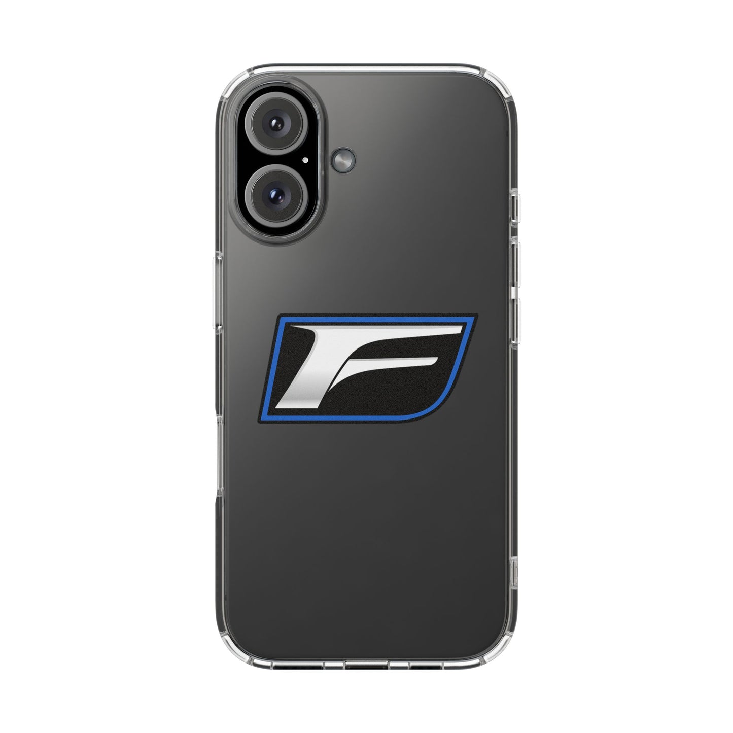 Clear Impact-Resistant Phone Case — Blue Shield Logo