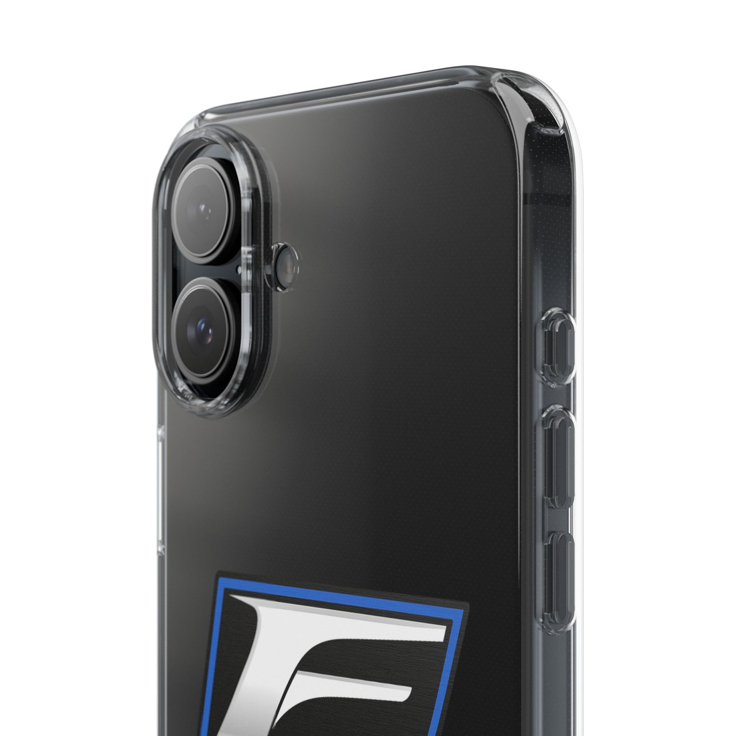 Clear Impact-Resistant Phone Case — Blue Shield Logo