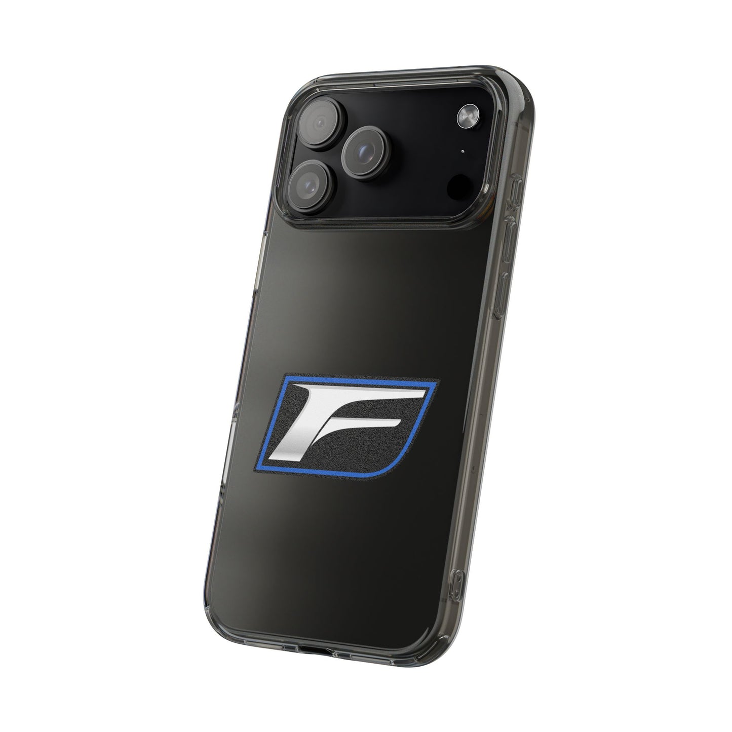 Clear Impact-Resistant Phone Case — Blue Shield Logo
