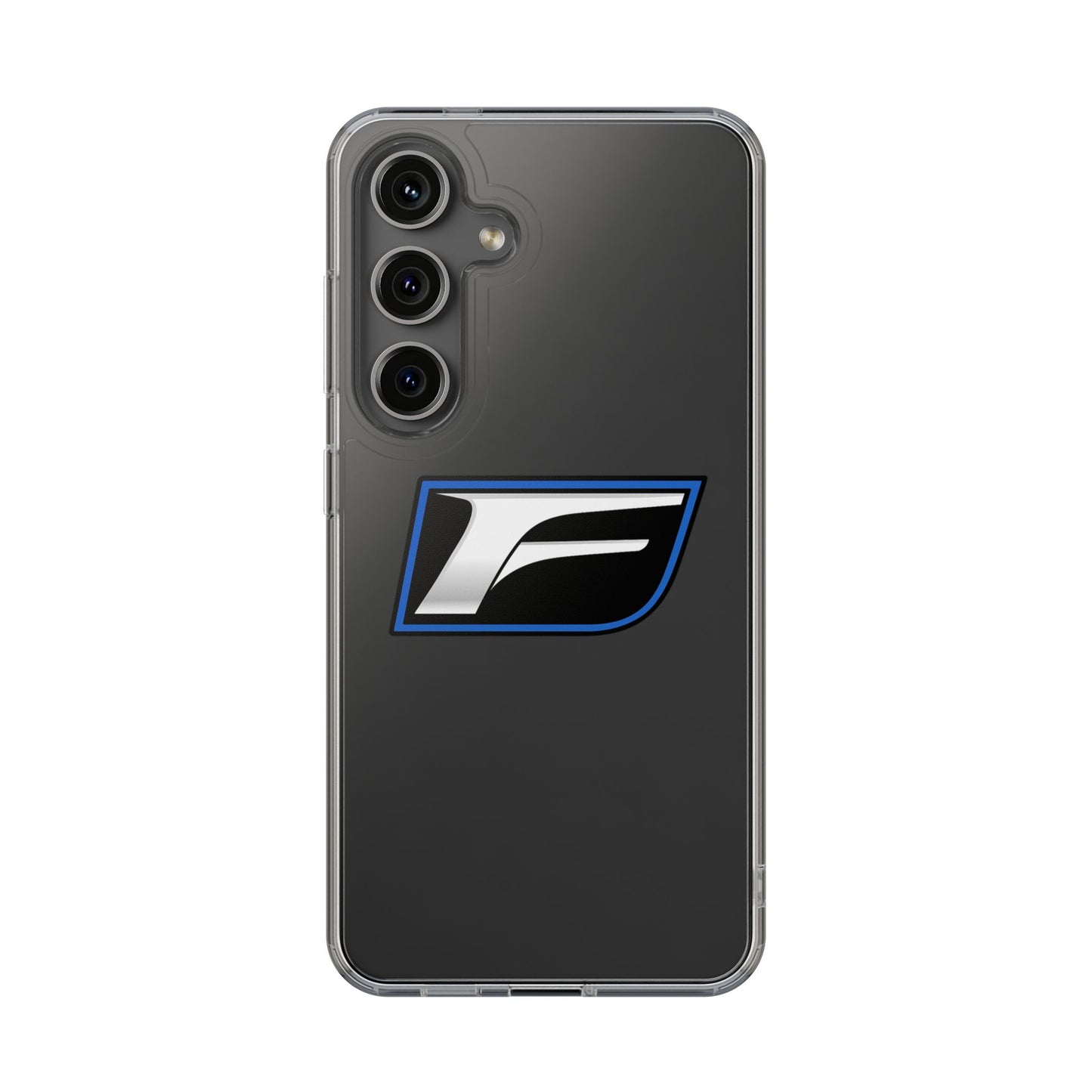 Clear Impact-Resistant Phone Case — Blue Shield Logo