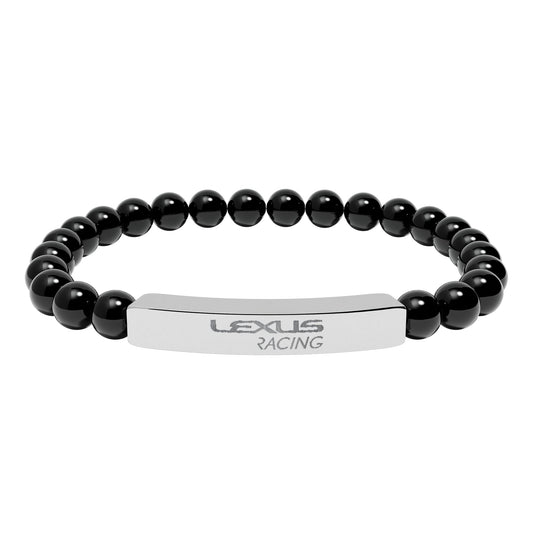 Engravable Natural Stone Stretch Bar Bracelet – Personalized Beaded Bracelet