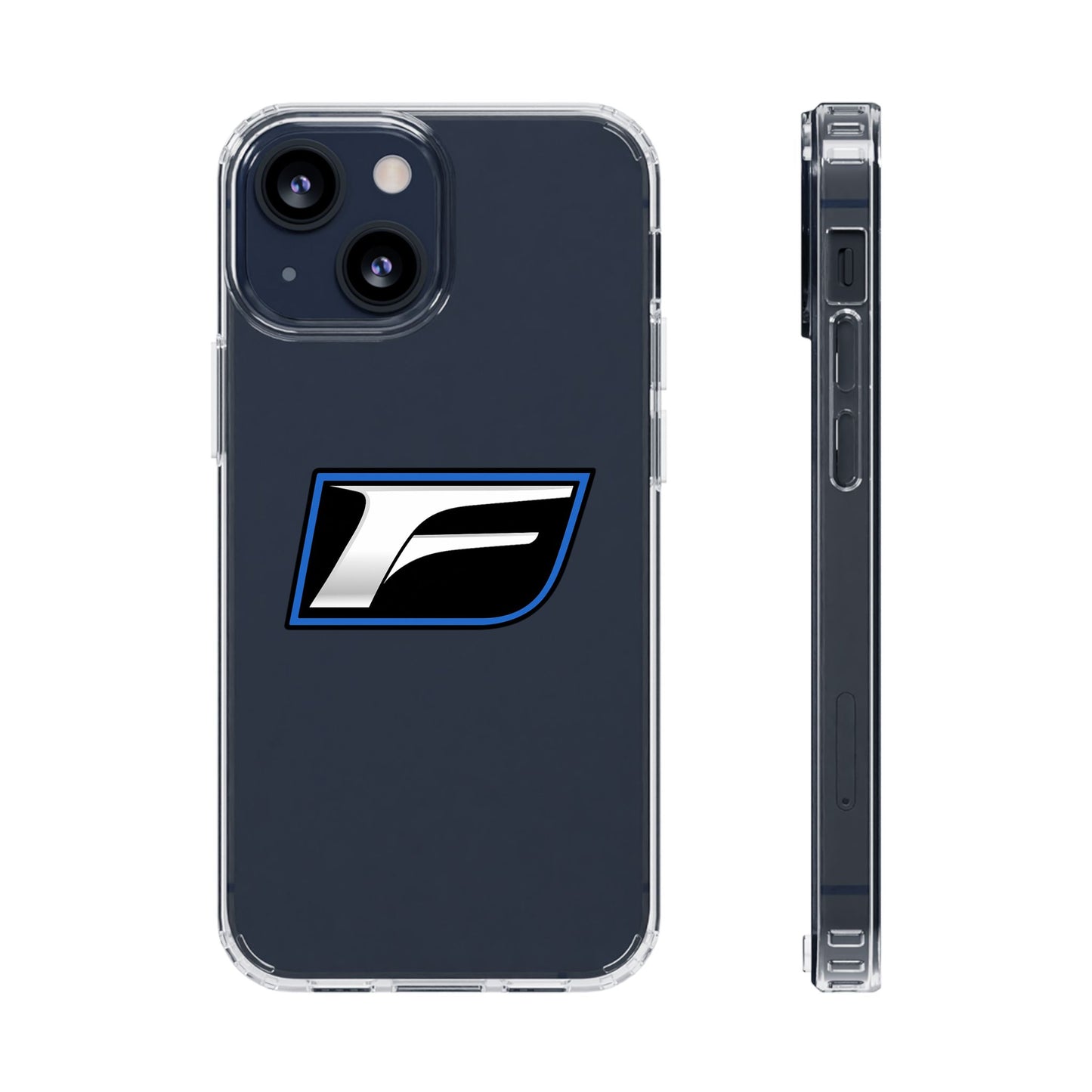 Clear Impact-Resistant Phone Case — Blue Shield Logo