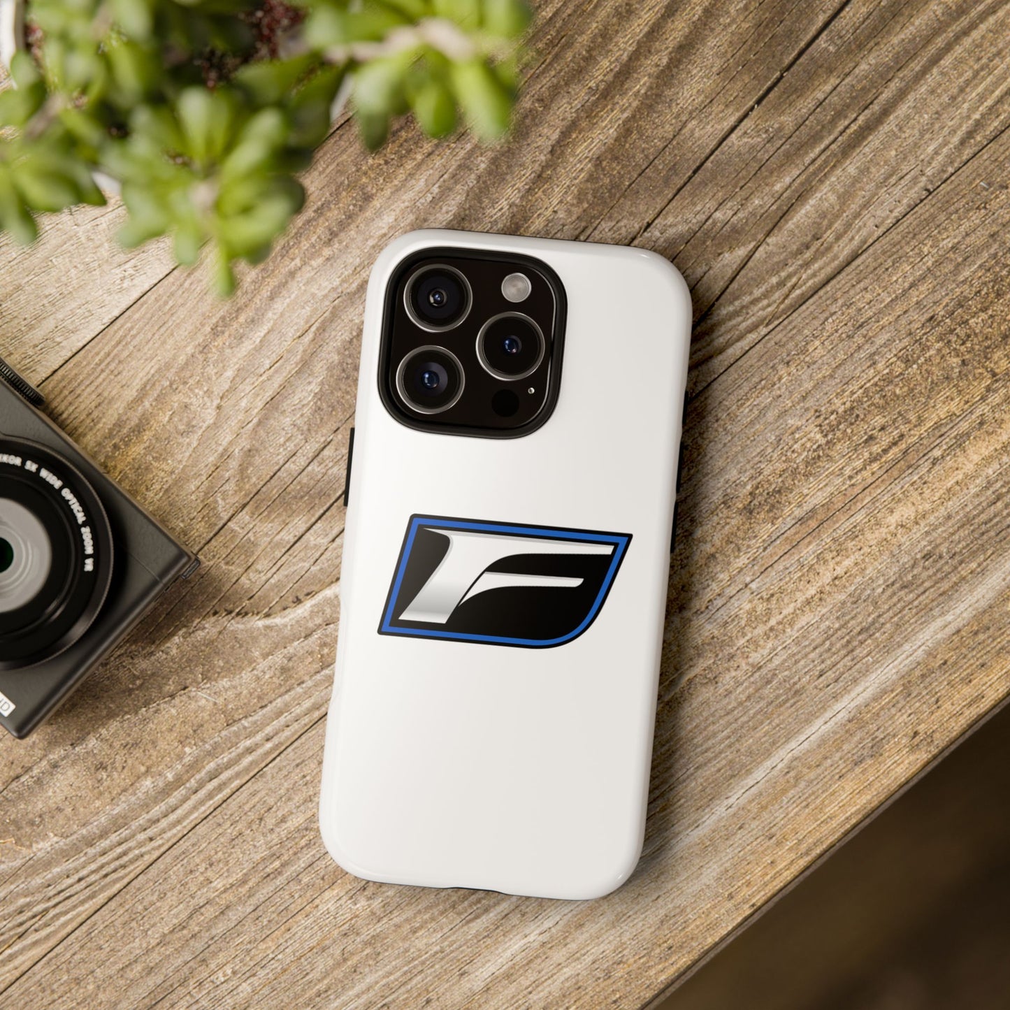 Racing F Logo Tough Phone Case — Durable Protective Cover