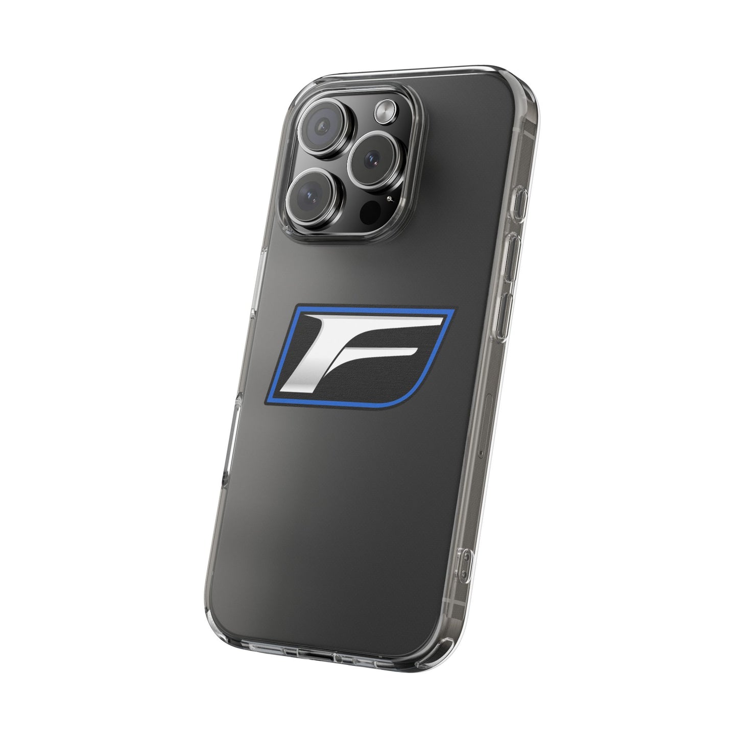 Clear Impact-Resistant Phone Case — Blue Shield Logo
