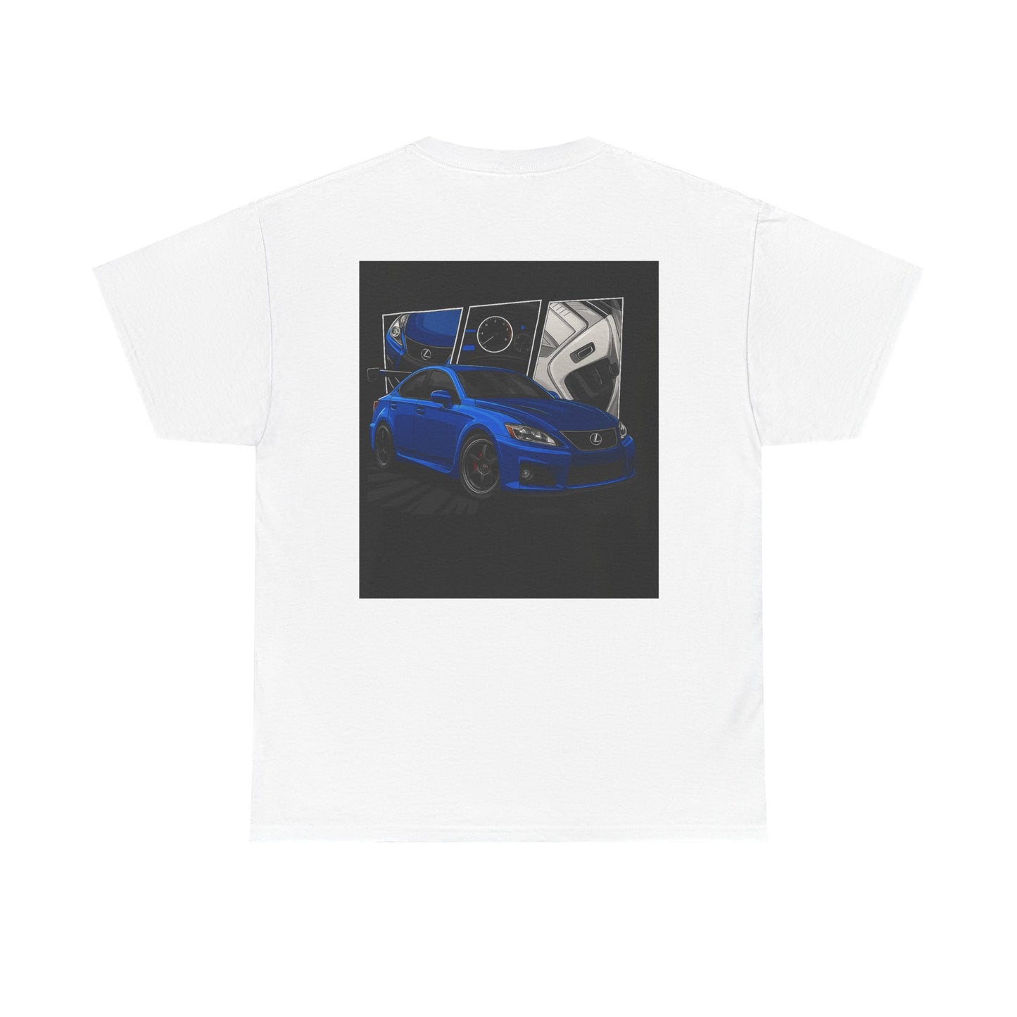 Honda Civic Type R Graphic Tee — Blue Sports Car Illustration T-Shirt