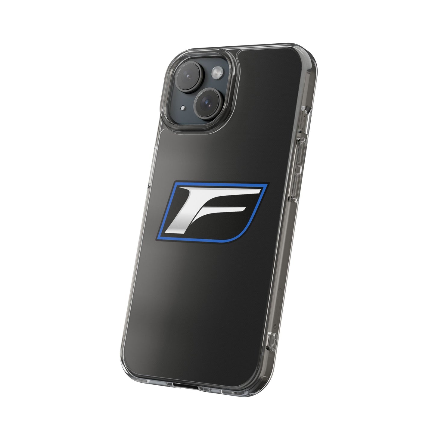 Clear Impact-Resistant Phone Case — Blue Shield Logo