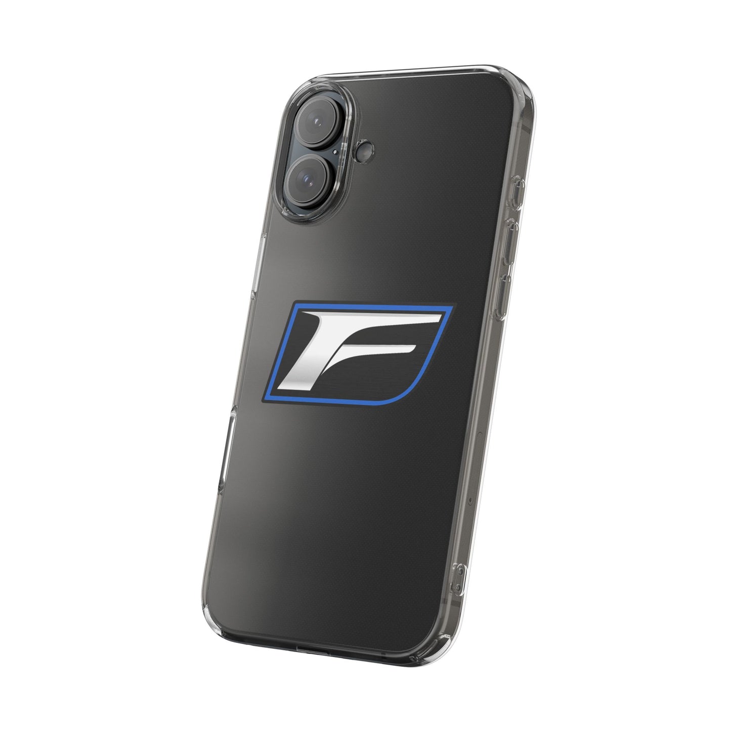 Clear Impact-Resistant Phone Case — Blue Shield Logo