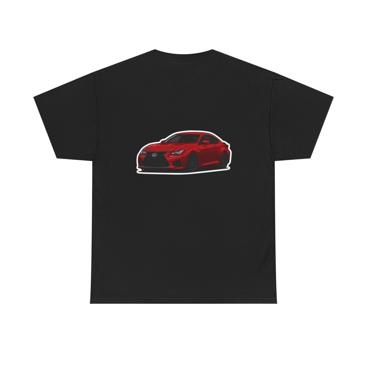 Lexus RC F Tee — Red Sports Car Graphic T‑Shirt