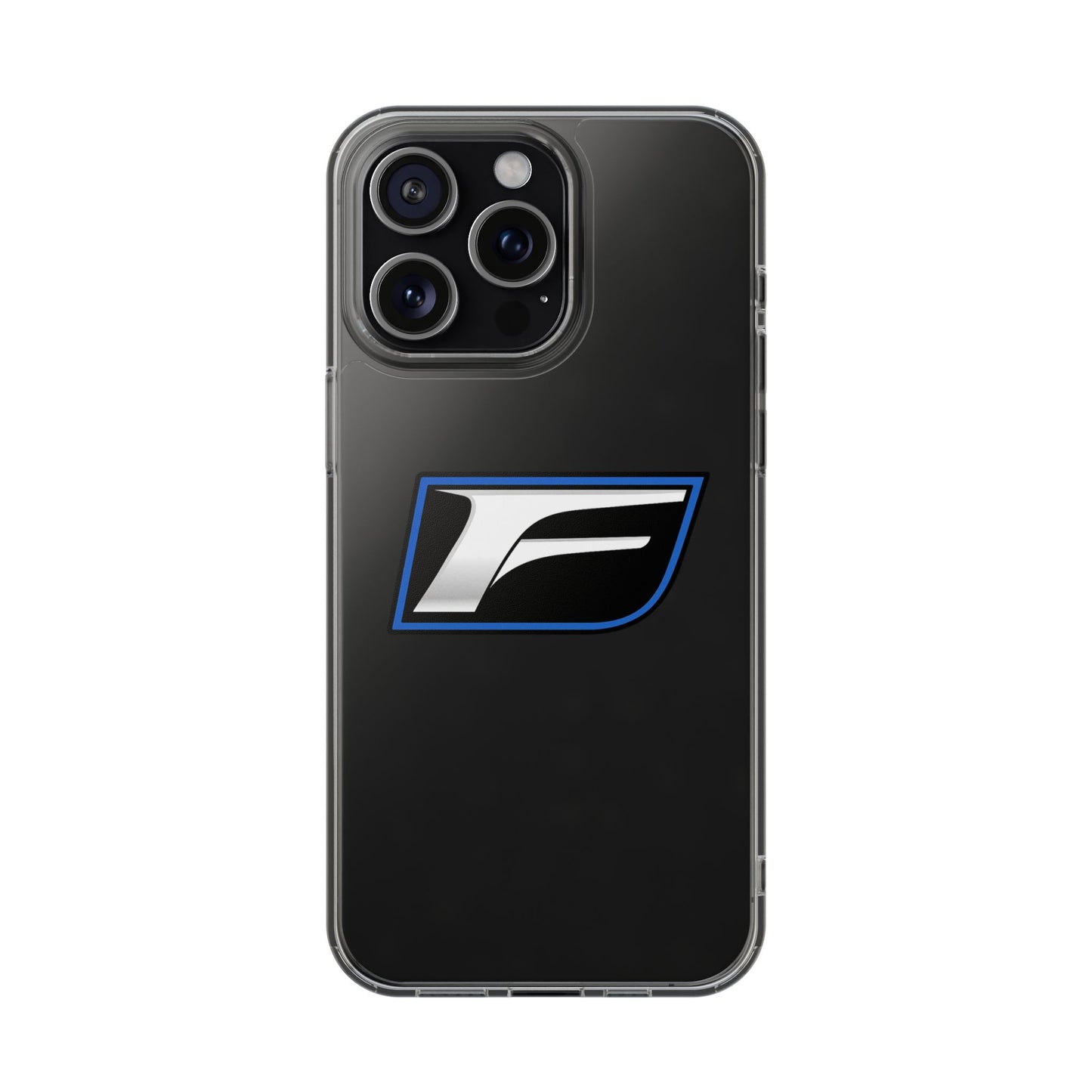 Clear Impact-Resistant Phone Case — Blue Shield Logo