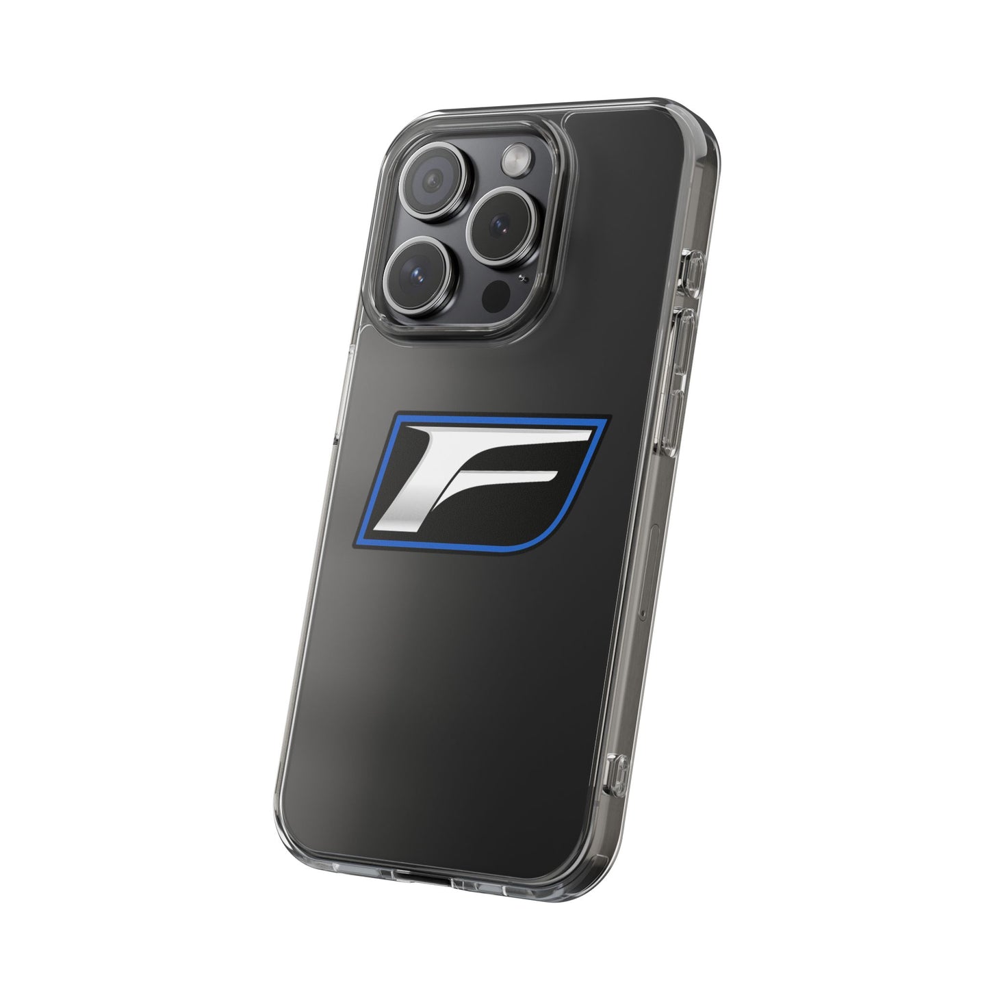 Clear Impact-Resistant Phone Case — Blue Shield Logo