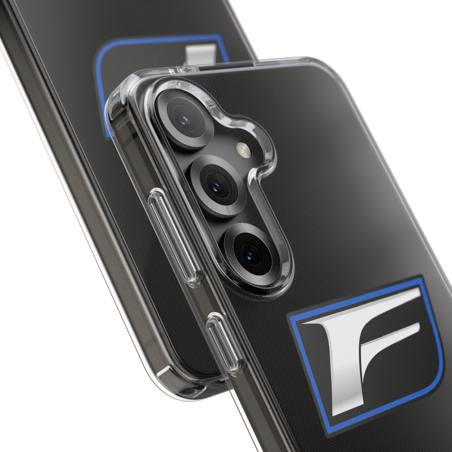 Clear Impact-Resistant Phone Case — Blue Shield Logo