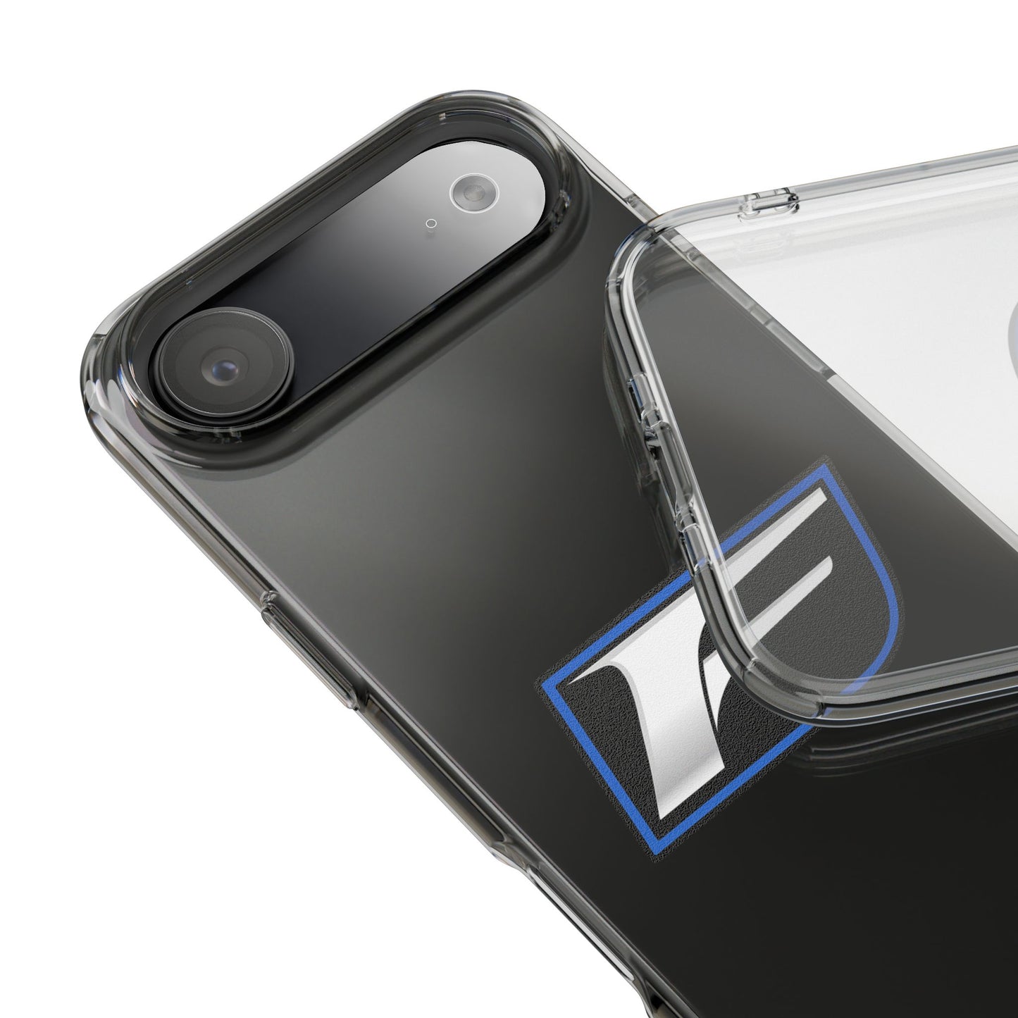 Clear Impact-Resistant Phone Case — Blue Shield Logo