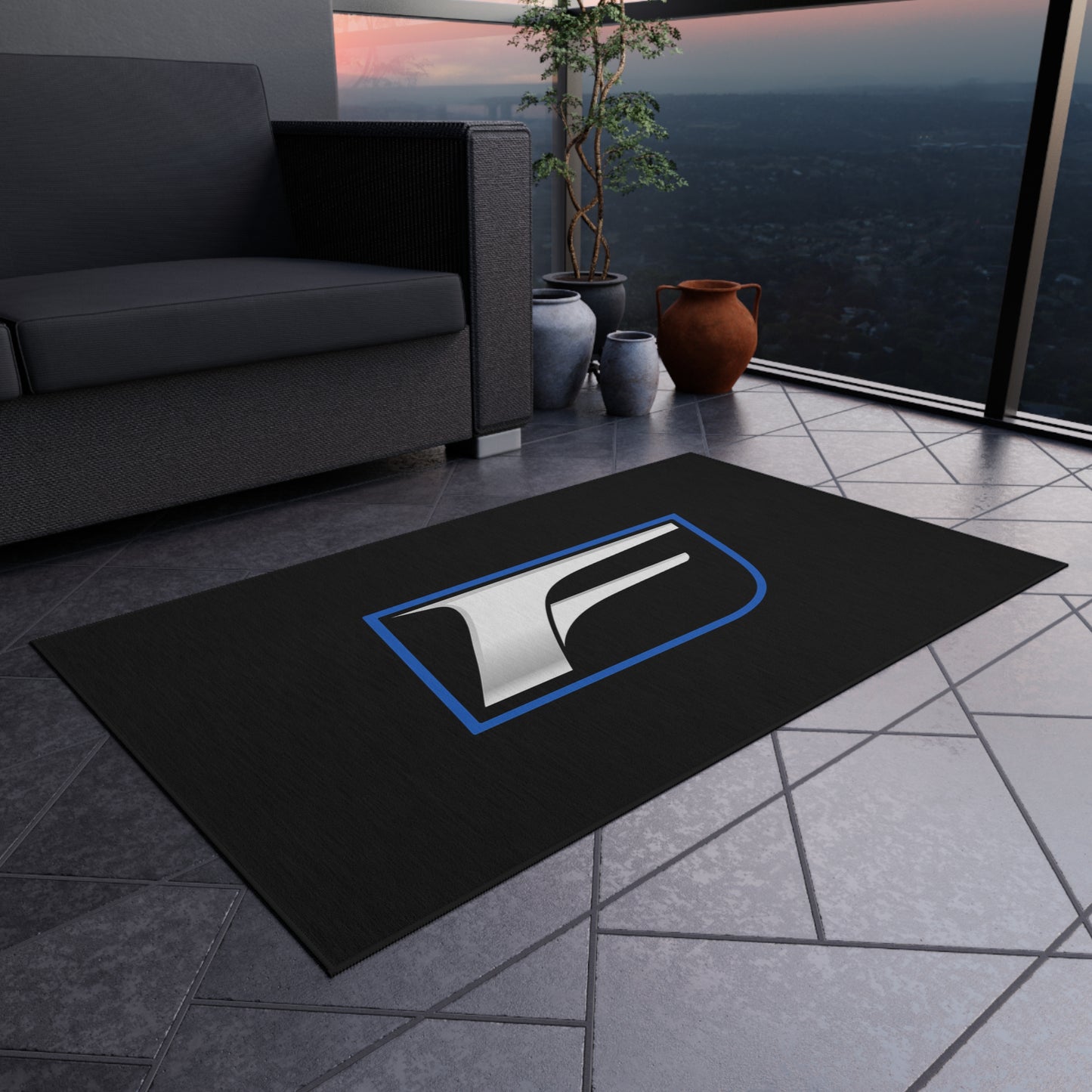F Sport Logo Outdoor Rug — Durable Patio Doormat for Lexus Enthusiasts