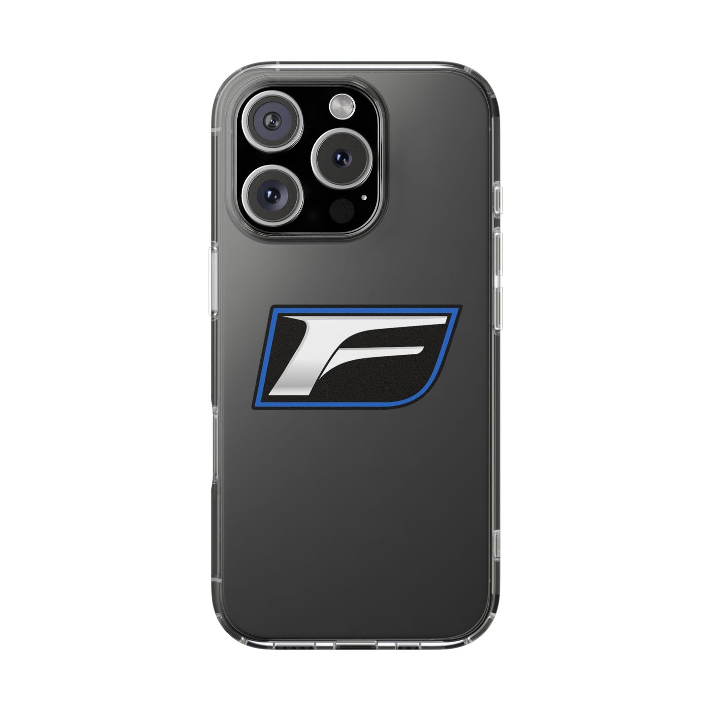 Clear Impact-Resistant Phone Case — Blue Shield Logo