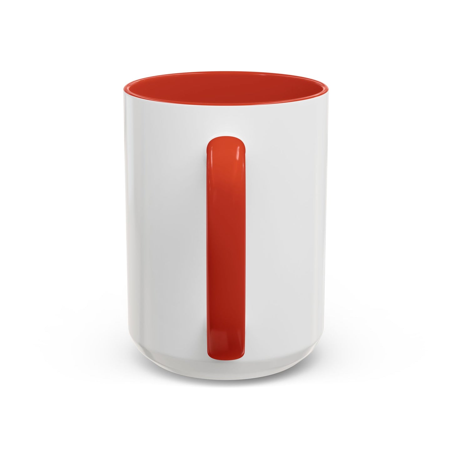 Racing F Emblem Accent Coffee Mug — Black & Blue 11/15oz