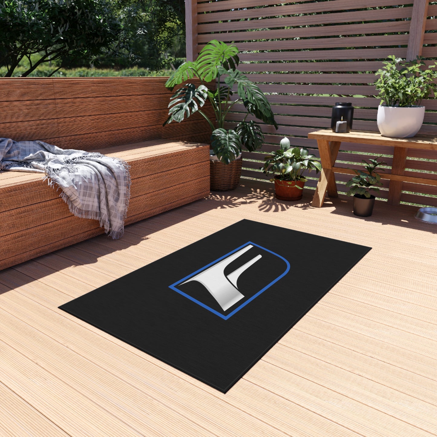 F Sport Logo Outdoor Rug — Durable Patio Doormat for Lexus Enthusiasts