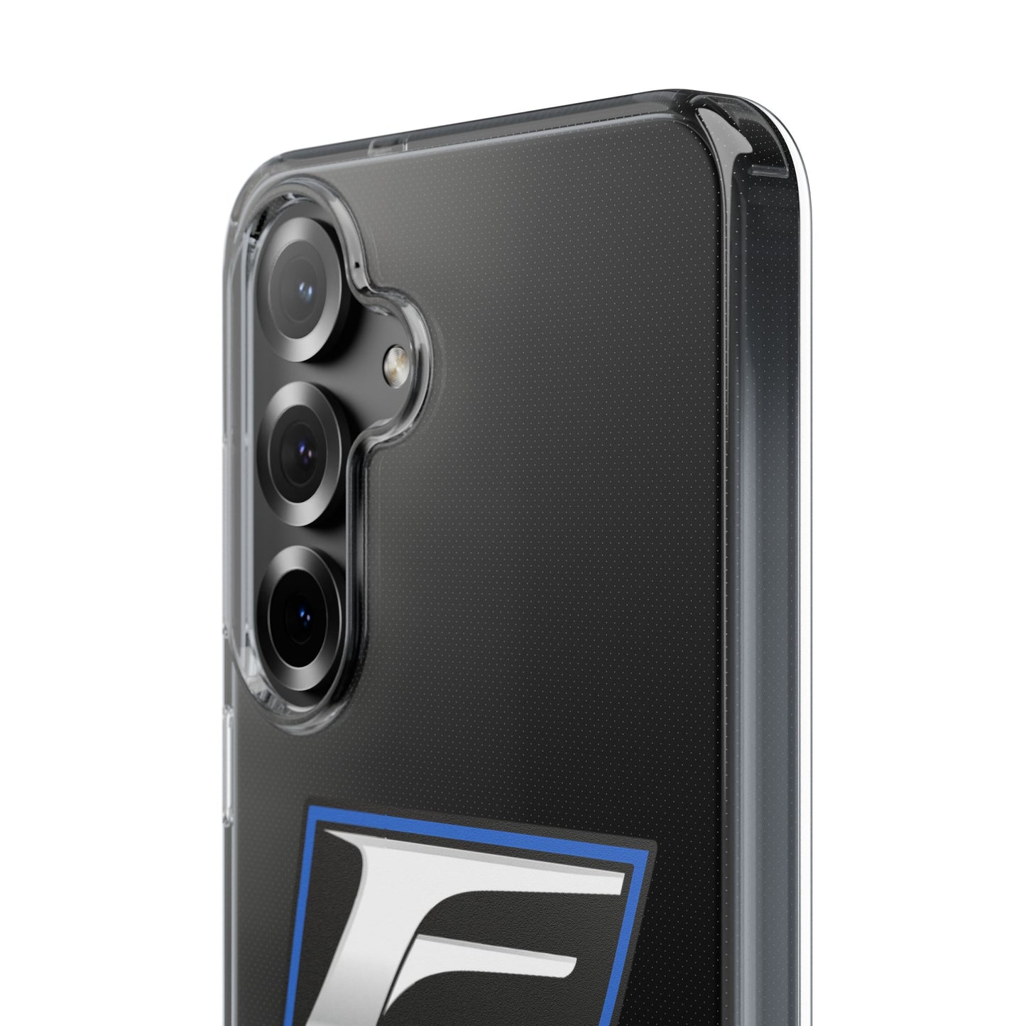 Clear Impact-Resistant Phone Case — Blue Shield Logo