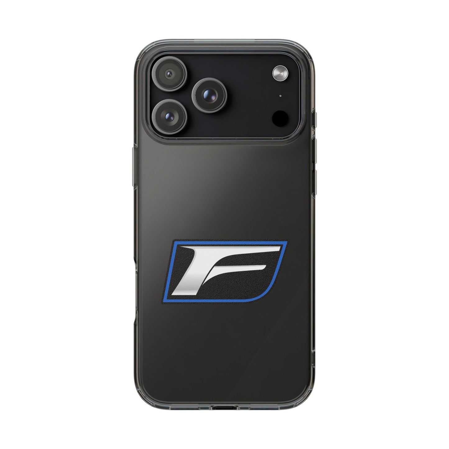 Clear Impact-Resistant Phone Case — Blue Shield Logo