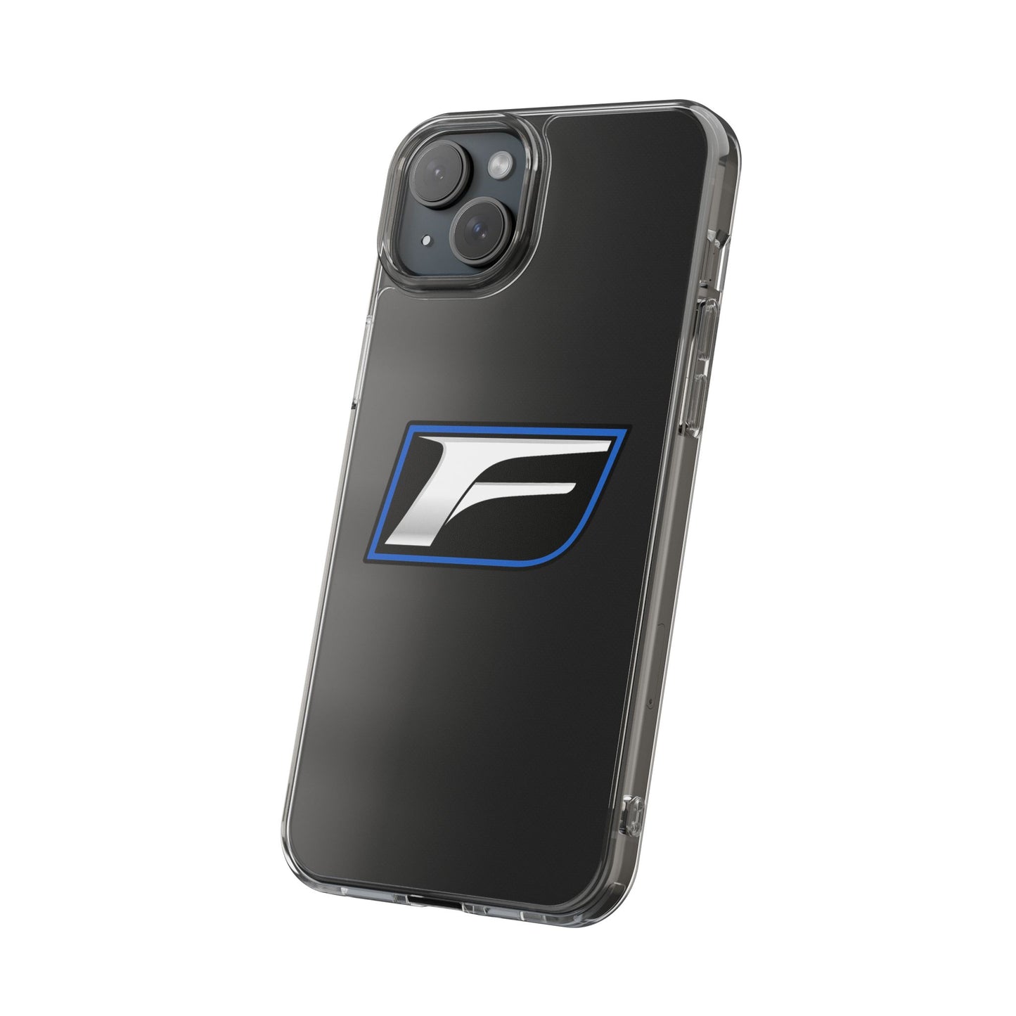 Clear Impact-Resistant Phone Case — Blue Shield Logo