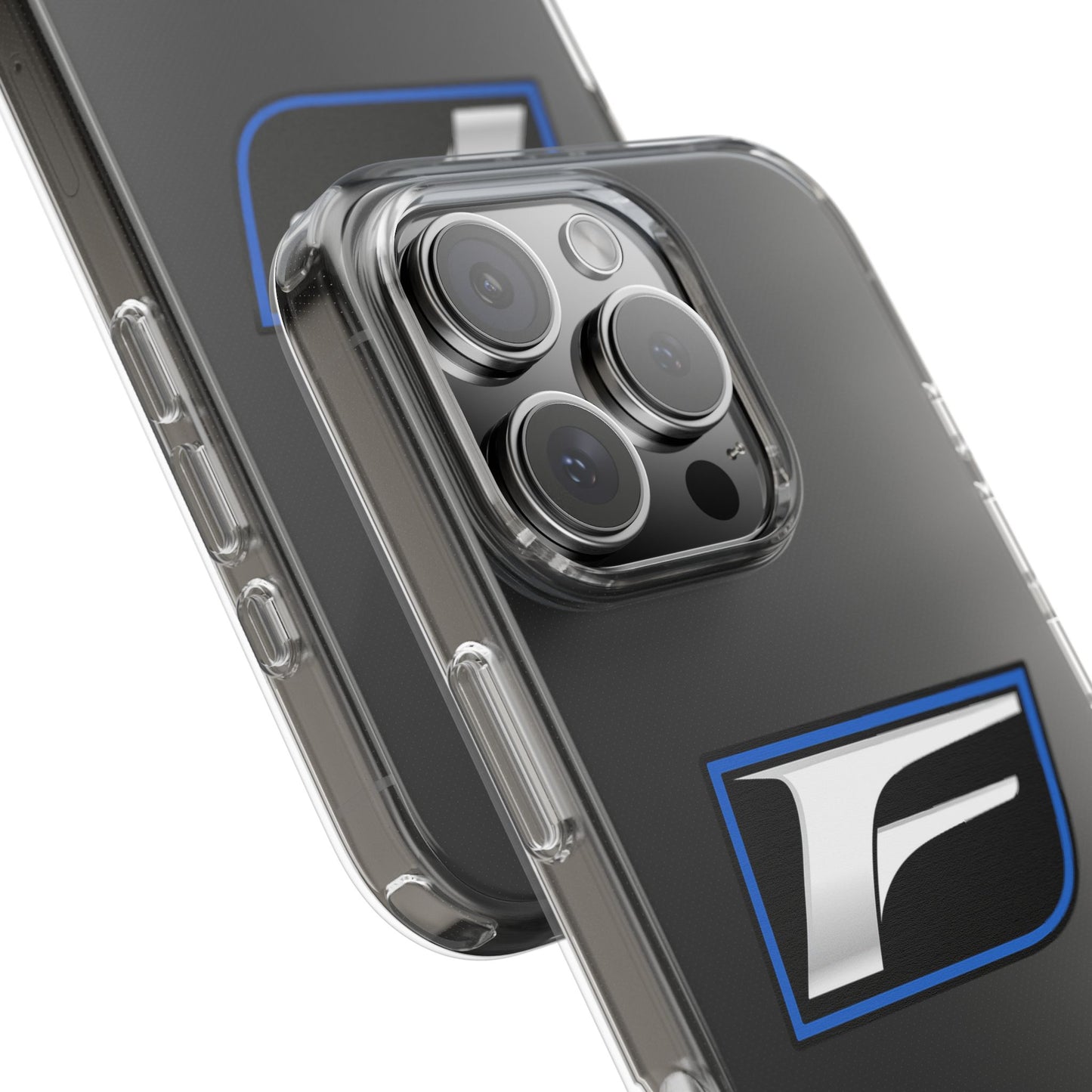 Clear Impact-Resistant Phone Case — Blue Shield Logo