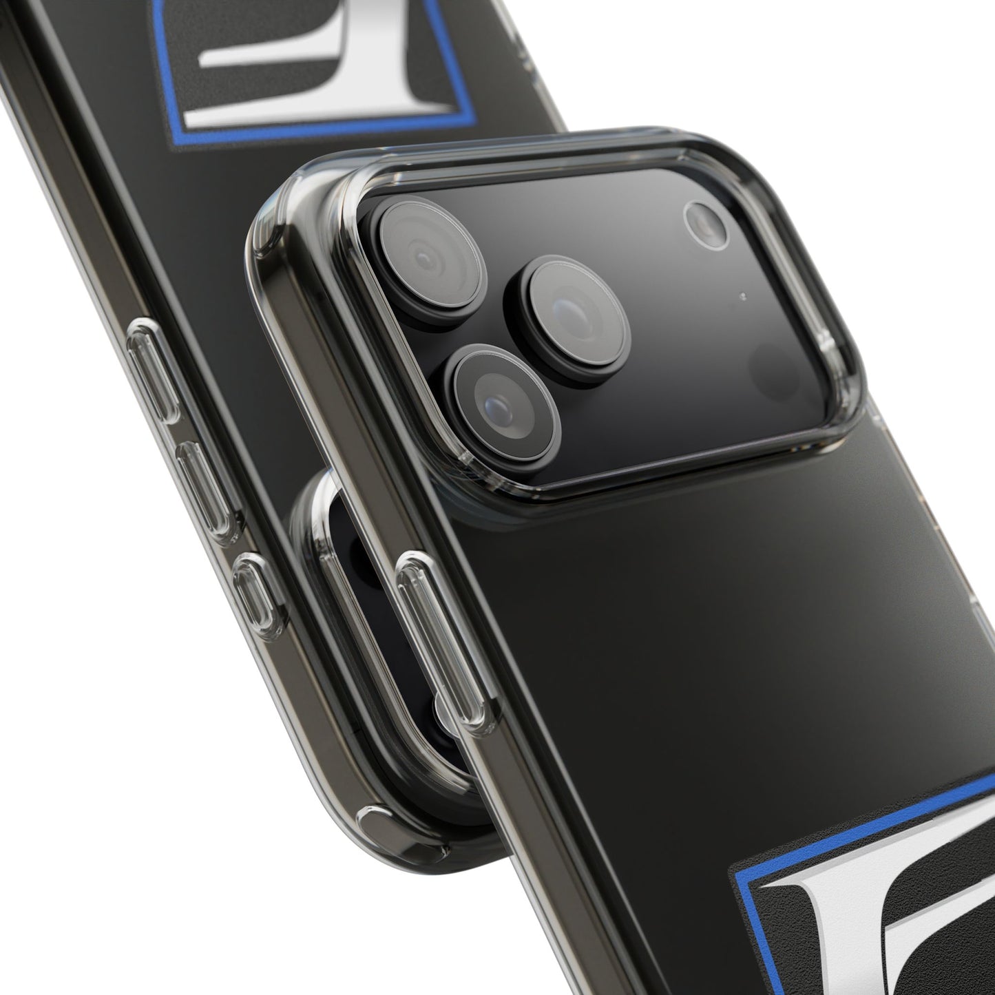 Clear Impact-Resistant Phone Case — Blue Shield Logo