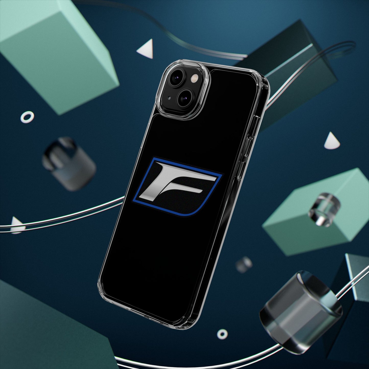 Clear Impact-Resistant Phone Case — Blue Shield Logo
