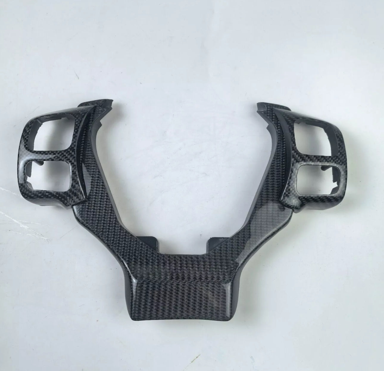 Carbon Fiber Steering Wheel Button Cover For Lexus 2014+