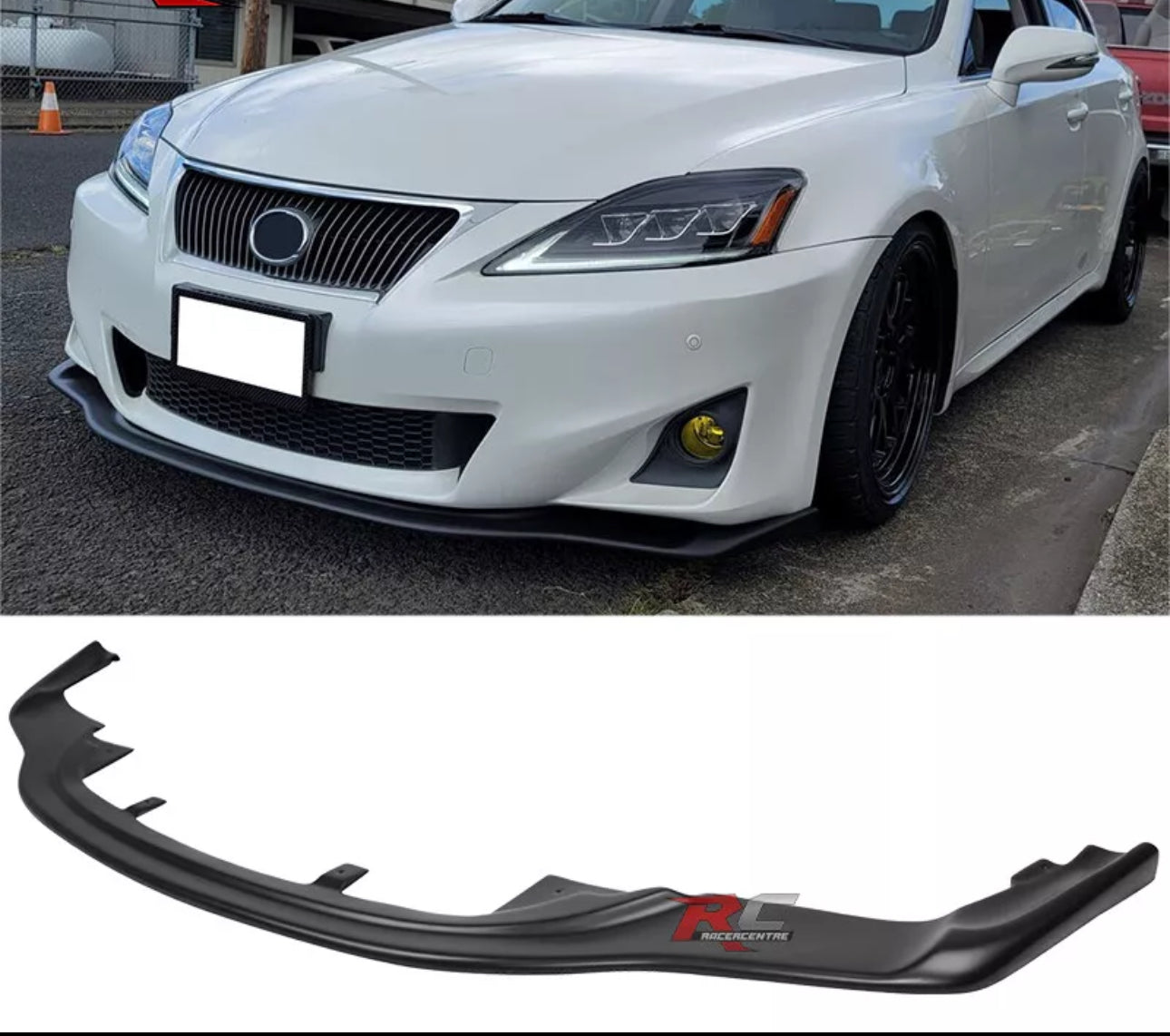 Fits 11-13 Lexus IS250 IS350 Style Front Lip Plastic