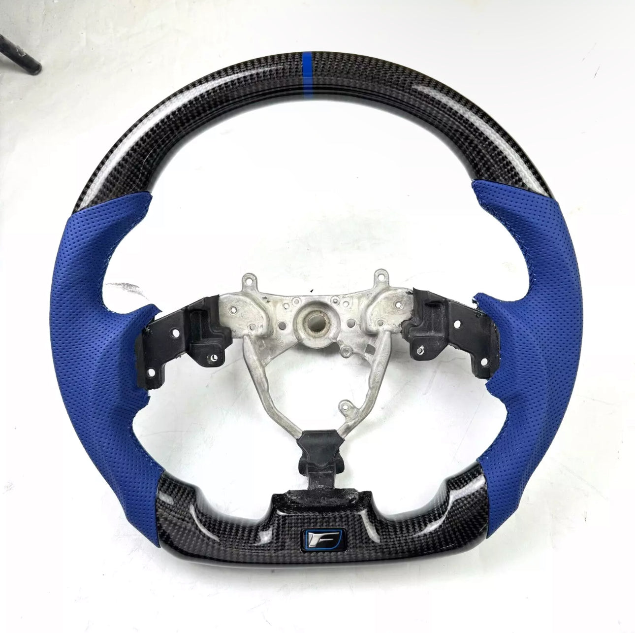 Lexus 2IS Carbon Fiber Steering Wheel Blue