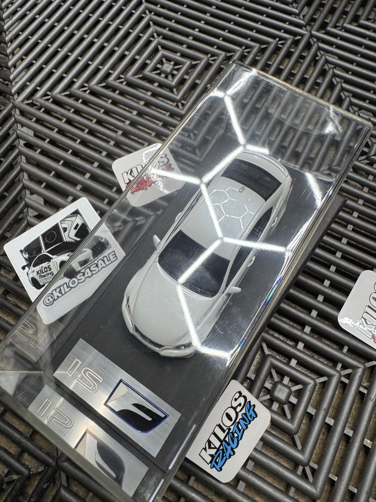 LEXUS IS F Miniature Car White 1/43 HPI