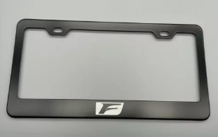 LEXUS Racing Black Stainless Steel License Plate